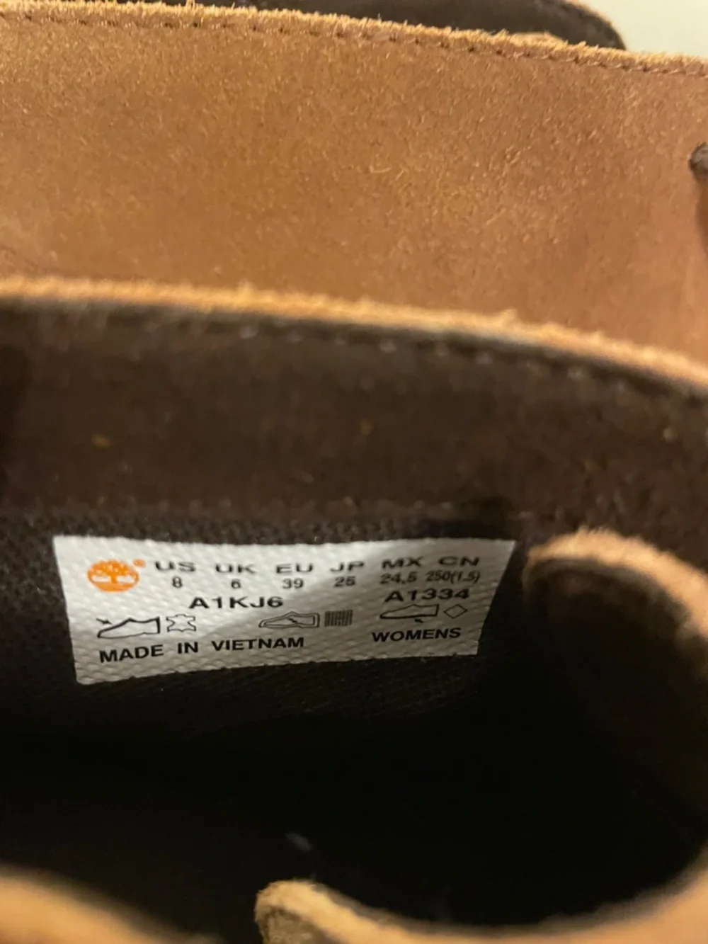Timberland Women's Chestnut Suede Lace-Up Heeled Ankle Boots - Picture 4 of 4